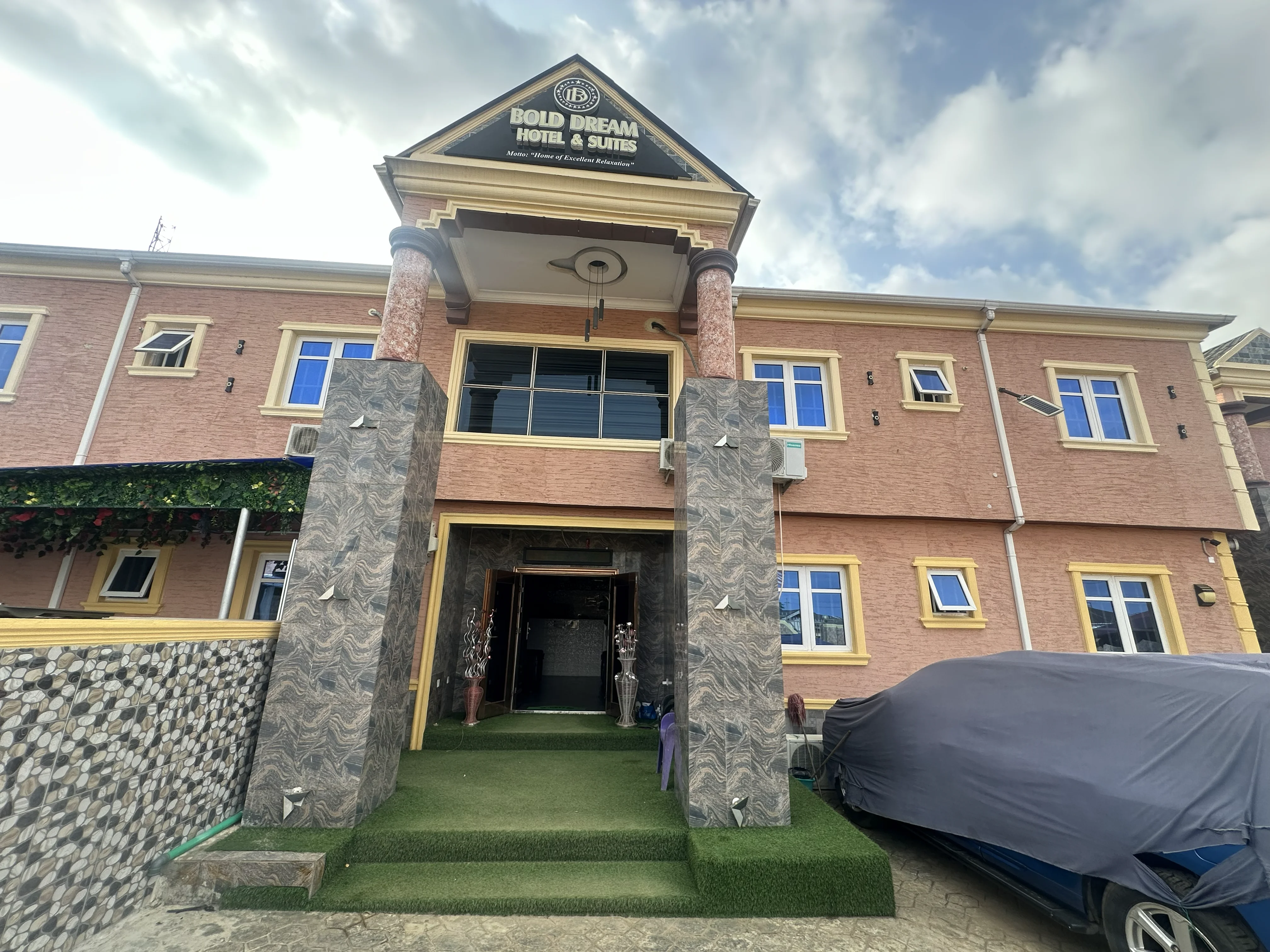 Interior view of Bold Dream Hotel welcoming guests